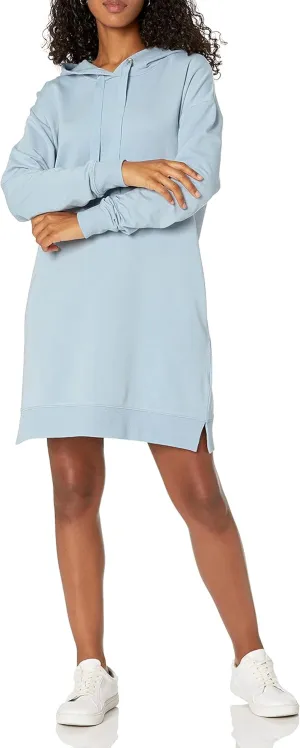 The Drop Women's Iona Long-Sleeve Hooded Mini Sweatshirt Dress