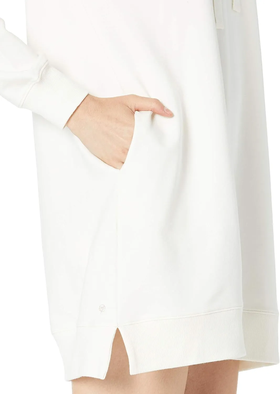 The Drop Women's Iona Long-Sleeve Hooded Mini Sweatshirt Dress