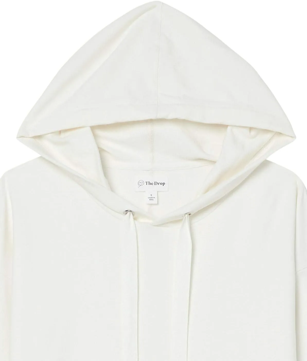 The Drop Women's Iona Long-Sleeve Hooded Mini Sweatshirt Dress