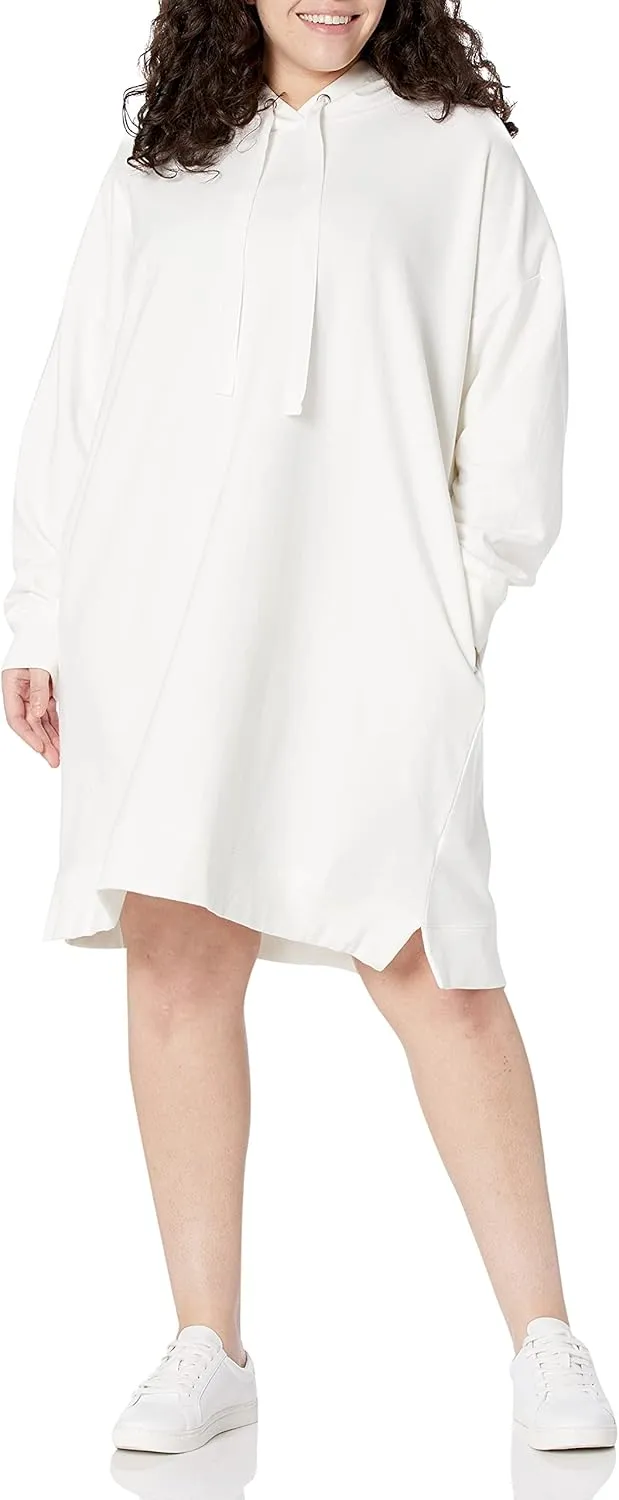 The Drop Women's Iona Long-Sleeve Hooded Mini Sweatshirt Dress