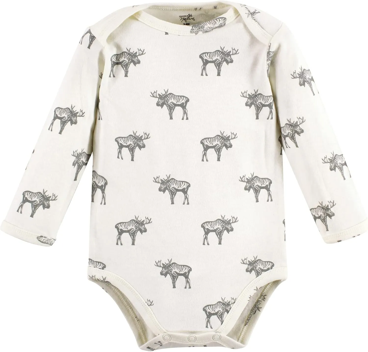 Touched by Nature unisex-baby Organic Cotton Long-sleeve Bodysuits