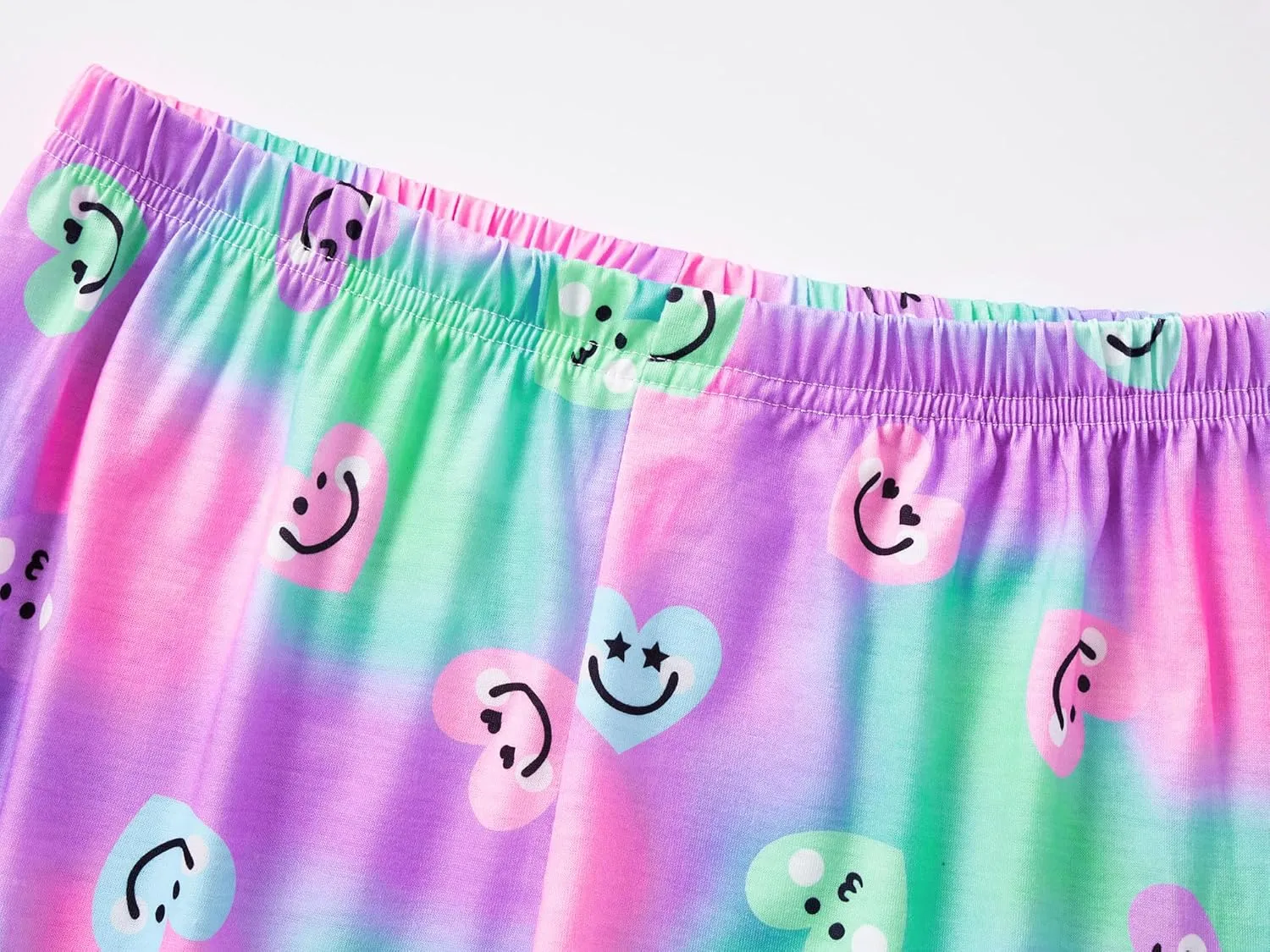 Trendy Tie Dye Spiral Pajamas for Girls 2-Piece Soft Long Sleeve & Pants PJ Set Jammies Size 6-18