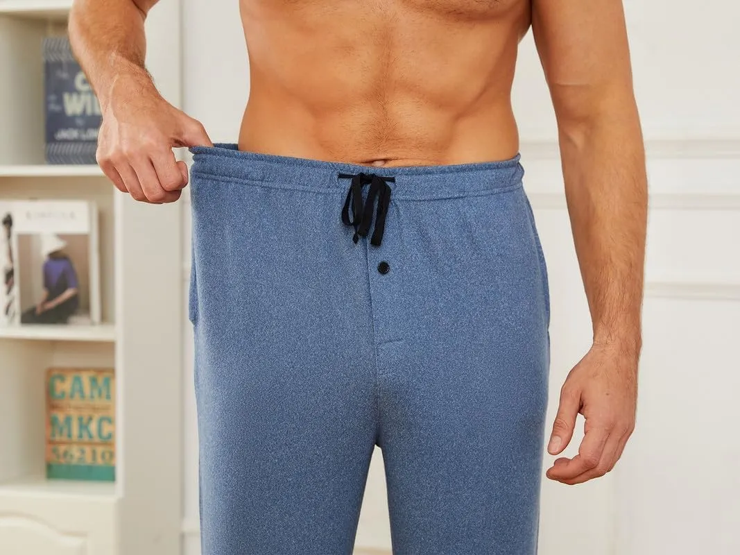 U2SKIIN Mens Ultra Soft Pajama Pants, Stretch Sleep Pant with Pockets Lightweight & Cozy Lounge Pj Bottoms for Men