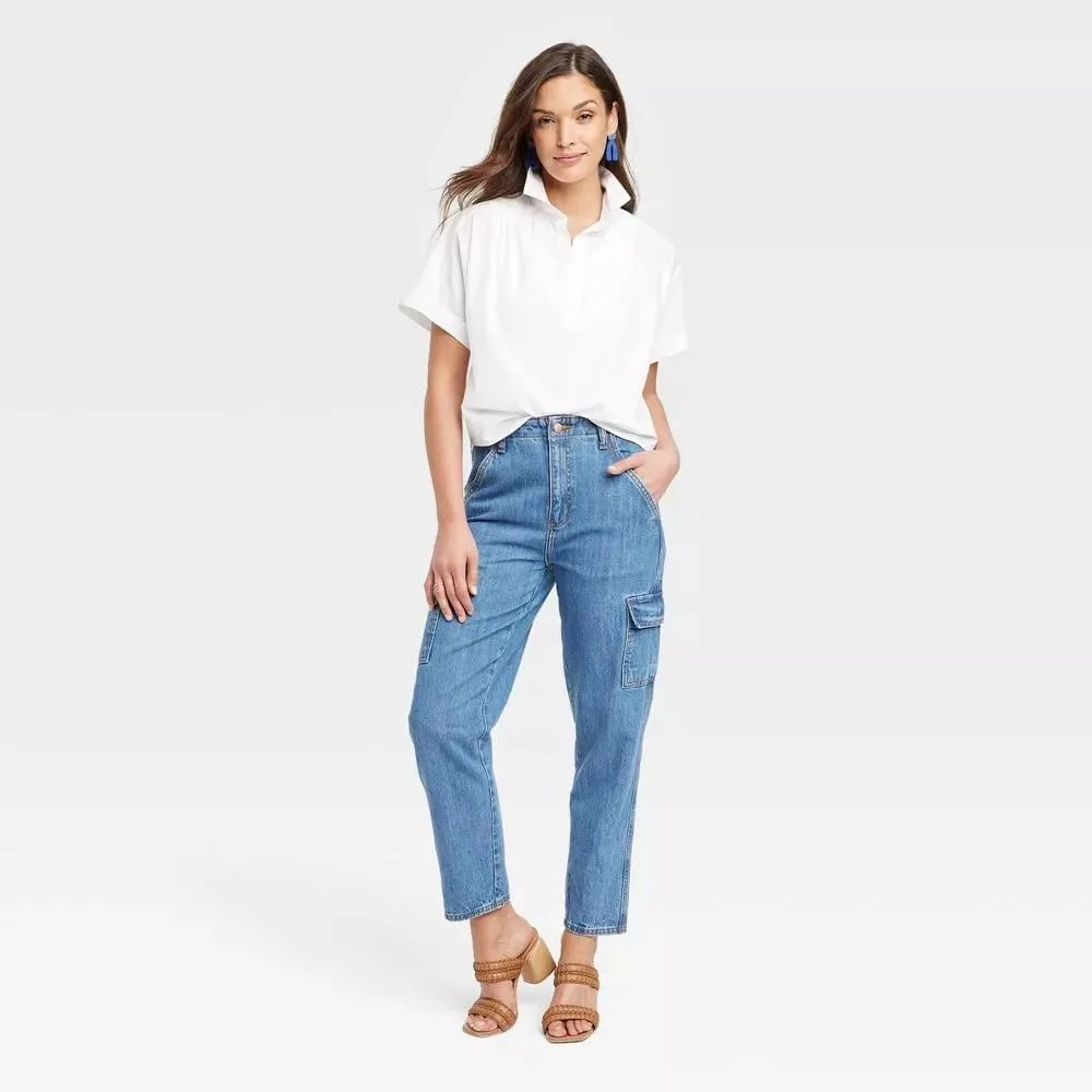 Universal Thread Women's Mid-Rise Boyfriend Jeans