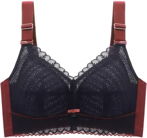 Women Bras Wireless Full Coverage Bra Tube Top Sagging Breast Plus Size No Wire Cup Lift Front Closure