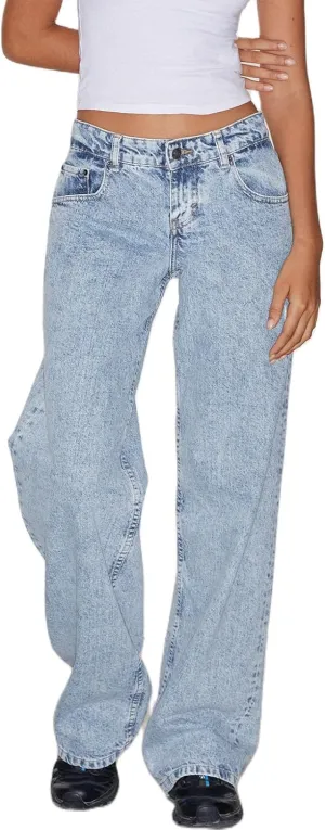Women Wide Leg Jeans Casual High Waist Baggy Boyfriend Denim Pants Y2K Straight Streetwear Jeans Mom Jeans Trousers