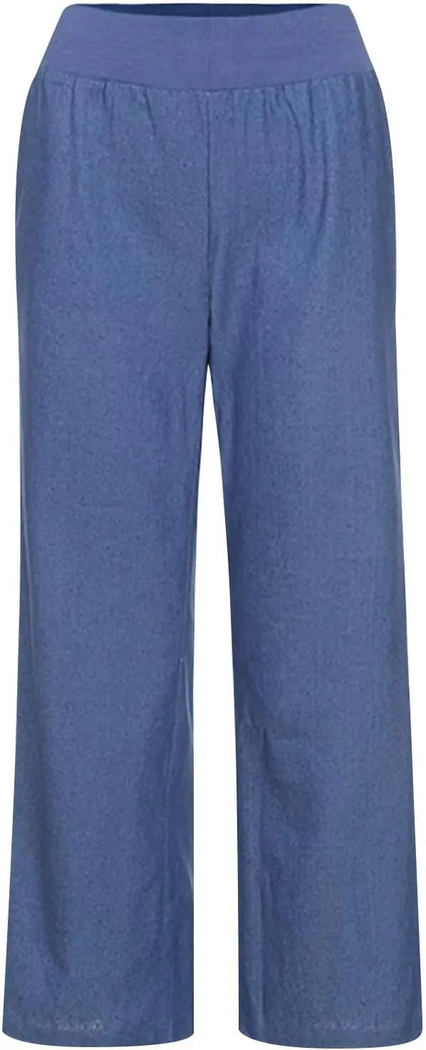 Womens Casual Solid Wide Leg Pants Bottom Boho Lounge Palazzo Pants Trendy High Waisted Oversized Baggy Slacks