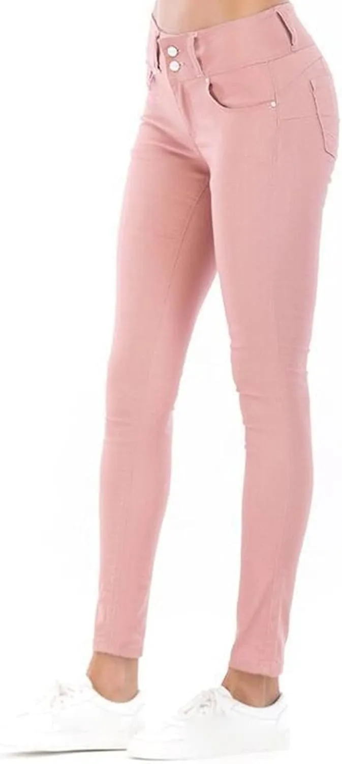 Women's Fashion Slim Stretch Denim Pencil Pants Denim Butt Lift Pants High Waisted Jegging Trousers
