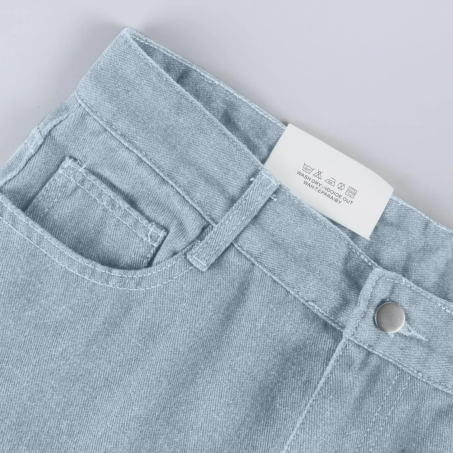 Womens Jeans High Waisted Straight Leg Loose Stretchy Lightweight Baggy Jeans Vintage Comfy Denim Sweatpants with Pockets