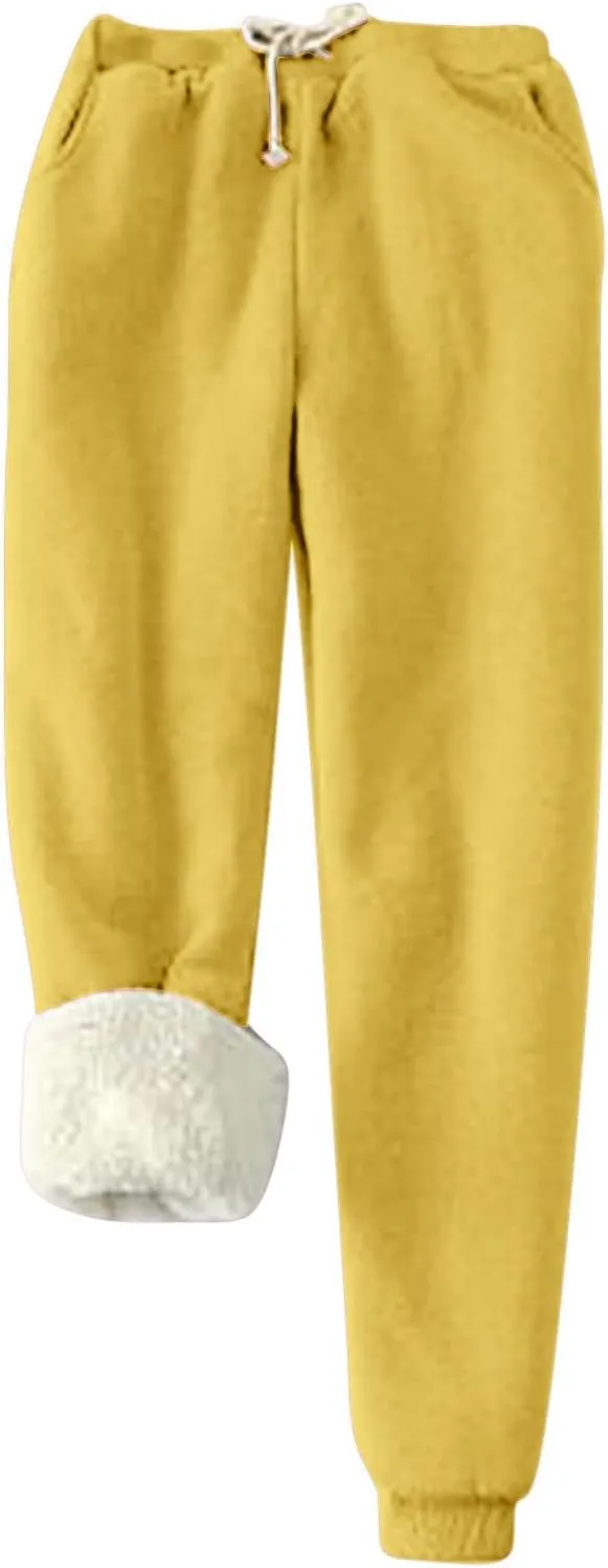 Womens Lounge Set 2 Piece Fleece Lined Loungewear Sets Soft Comfy Pajama Set Fuzzy Sherpa Sweatsuits Matching Outfits