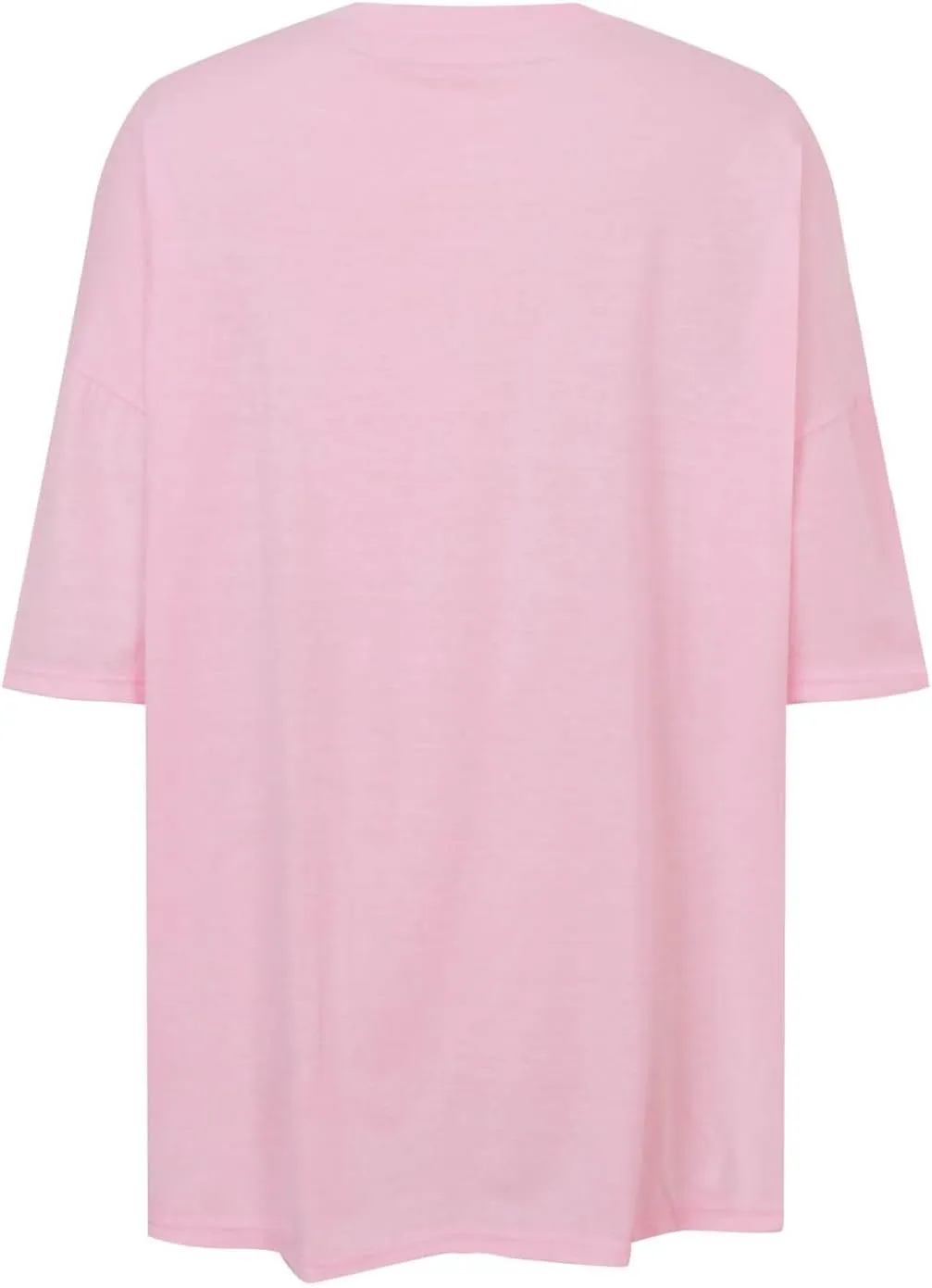Women's Oversized T Shirts Short Sleeve Crew Neck Split Hem Summer Tops Casual Loose Basic Tee Shirts 2024 Trendy