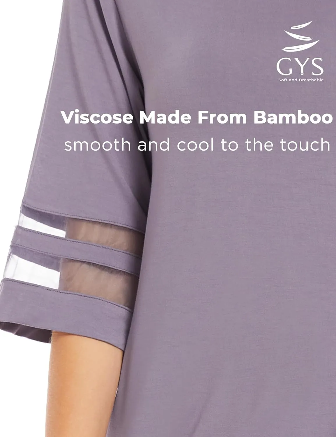 Womens Pajama Set - Viscose Made from Bamboo, 3/4 Sleeve Capri Pajama Set Soft 2 Piece Sleepwear Pjs Lounge Set