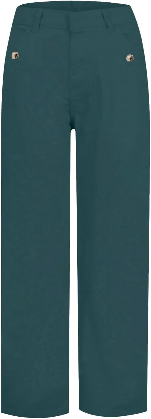 Womens Straight Leg Jeans Plus Size High Waisted Stretchy Trendy Casual Lightweight Bussiness Denim Pants Pockets