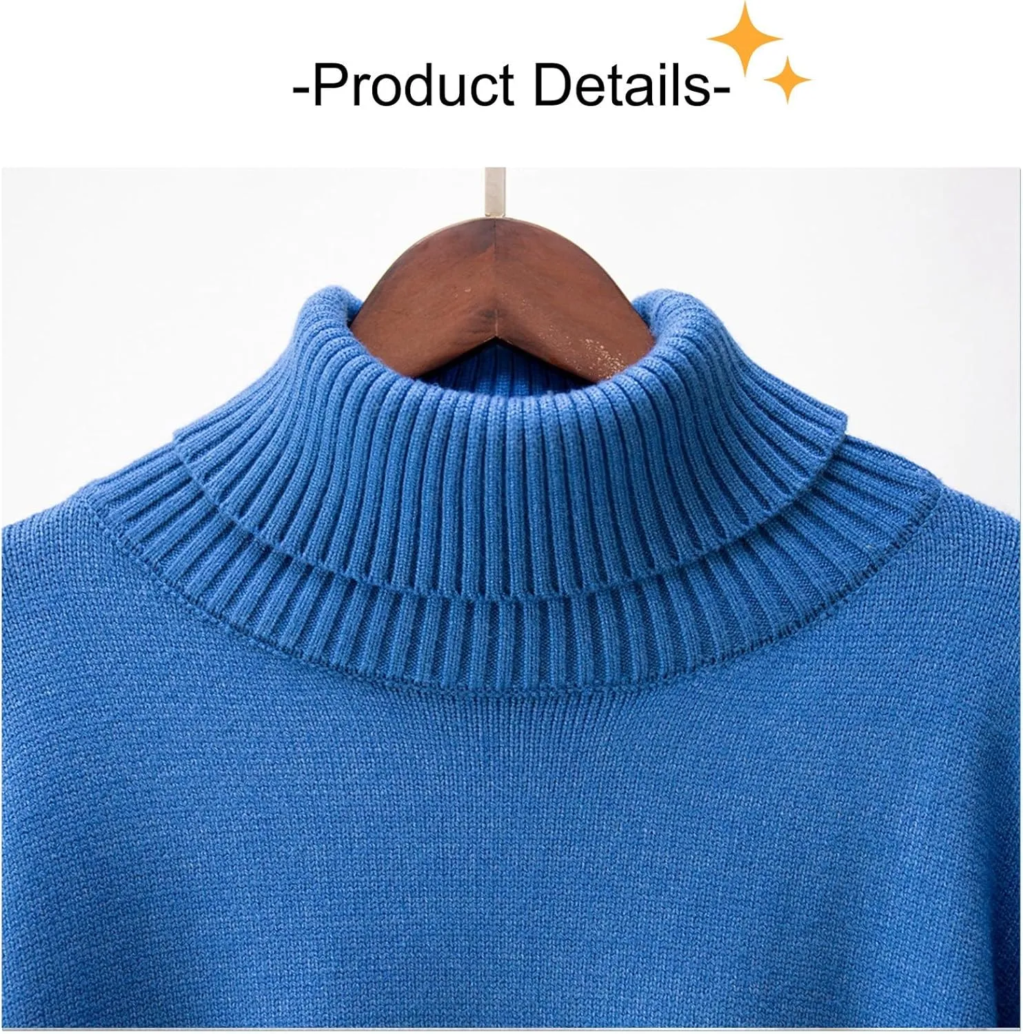 Women's Turtleneck Oversized Sweaters Long Sleeve Soft Knit Pullover Winter Solid Sweater Loose Tops