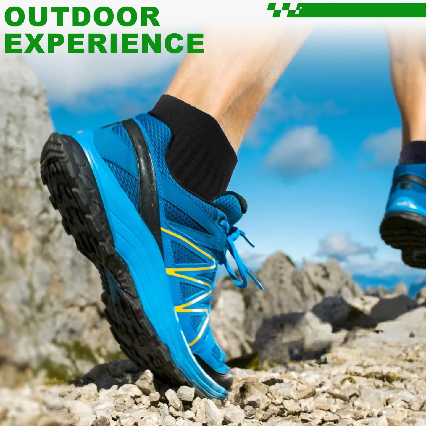 Wool Compression Ankle Socks - Cozy Cushioned Hiking Running for Men Women - Thick Warm Durable